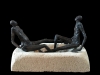 two in a bath / bronze